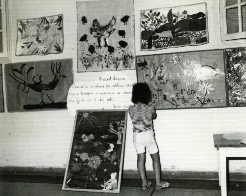 Ecole Narcisse Leven. Exposition de peintures d’enfants
